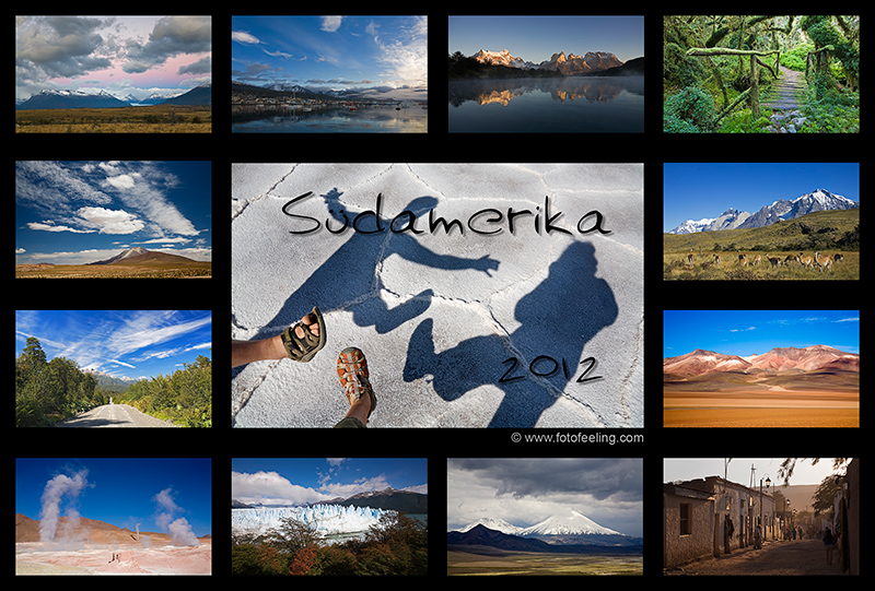 Kalender Südamerika 2012
