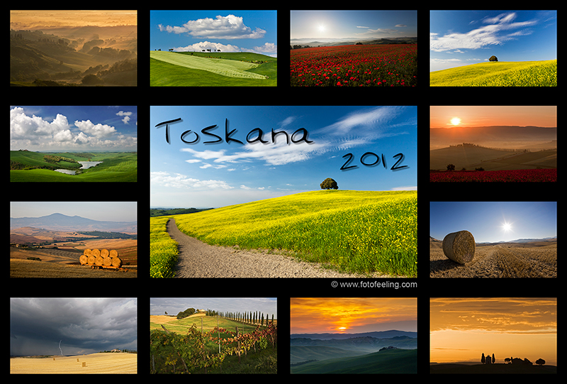 Kalender - Toskana 2012