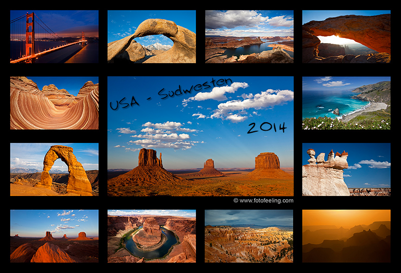 Kalender USA - Südwesten 2014
