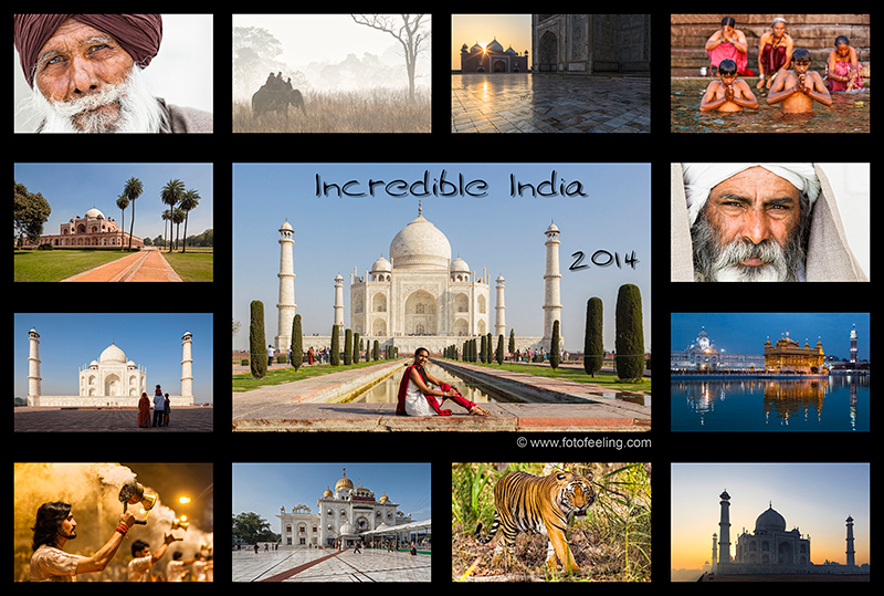 Kalender - Incredible India 2014