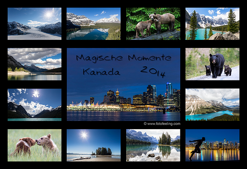 Kalender - Magische Momente - Kanada 2014