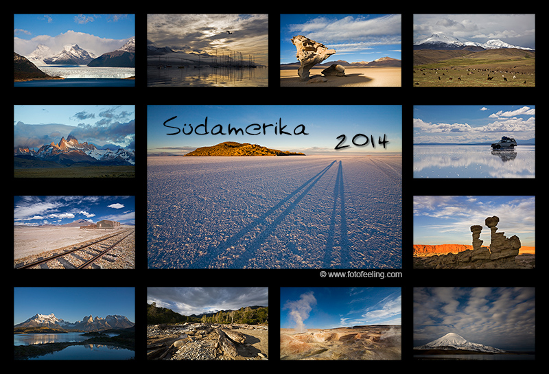 Kalender Südamerika 2014