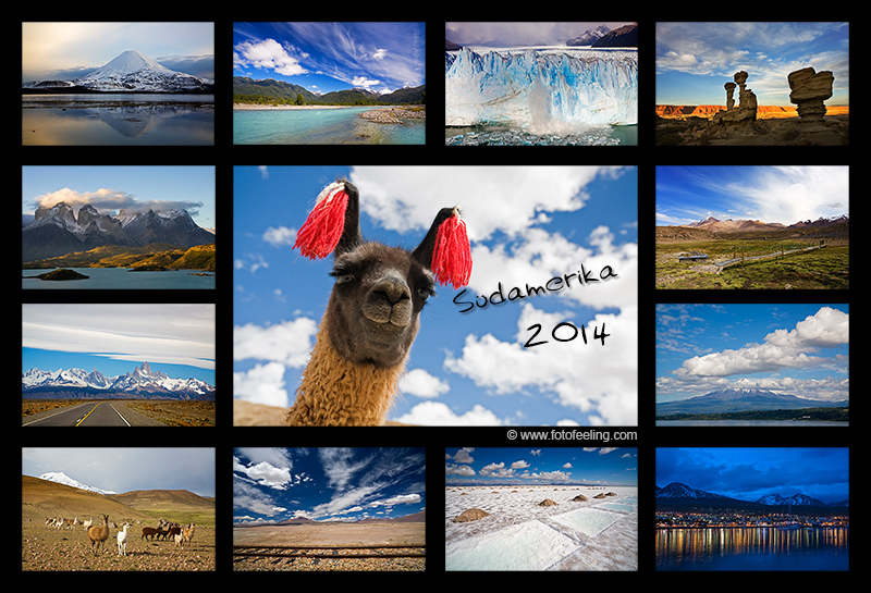 Kalender Südamerika 2014