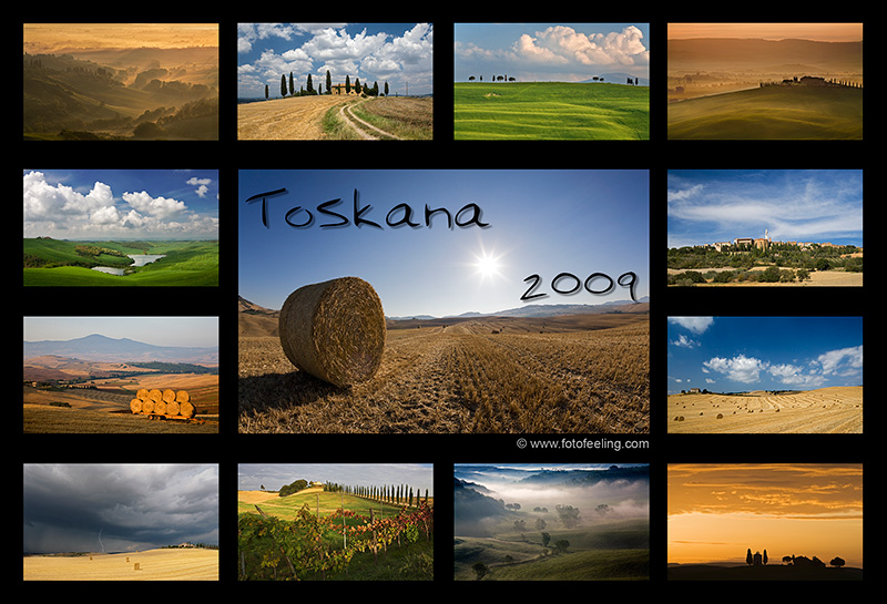 Kalender Toskana 2009