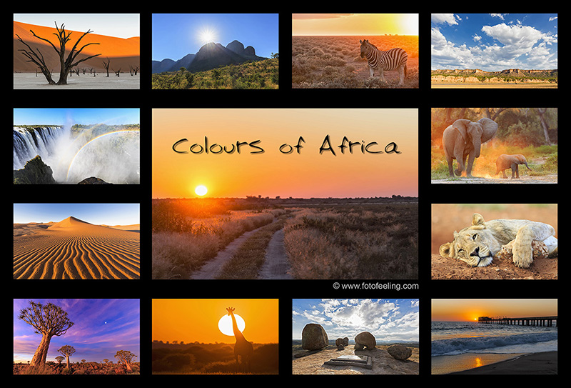Kalender - Colours of Afrika