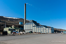 Kohlekraftwerk zur Stromerzeugung auf Longyearbyen