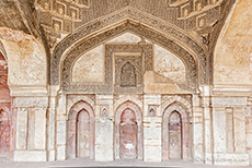 Innenarchitektur in den Lodi Gärten, Old Delhi