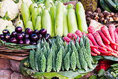 alles ist appetitlich angeordnet