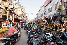 Auf dem Weg zum Hauptghat, Varanasi