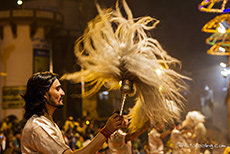 Der Abschluss des Aarti, Varanasi