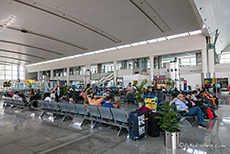 Der neue Flughafen in Varanasi