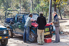 Frühstückspause im Kanha Nationalpark