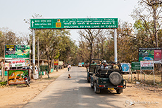Zufahrt zum Kanha Nationalpark