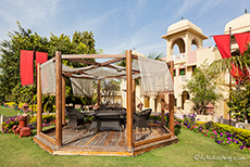Schattiger Platz im ‚The Heritage Village Manesar’