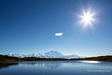 Der Mount McKinley, Reflection Pond, Denali Nationalpark, Alaska