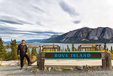 Aussichtspunkt auf Bove Island, Klondike Highway, Kanada