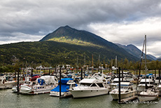 Yachthafen in Skagway, Alaska