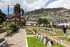 Kindergräber auf dem Cementerio de San Diego, Quito, Ecuador