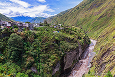 Rio Pastaza und Banos, Ecuador