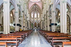 Innenansicht der Guayaquil Metropolitan Cathedral (Catedral Metropolitana de Guayaquil), Ecuador