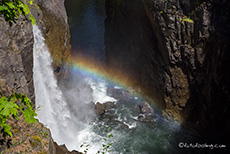 die 25 m hohen Elk Falls im gleichnamigen Provincial Park, Vancouver Island