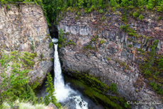 Spahats Falls, Wells Gray Provincial Park, British Columbia, Kanada