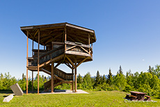 der Green Mountain Tower, Wells Gray Provincial Park, British Columbia, Kanada