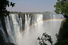 Vicfalls bei Niedrigwasser