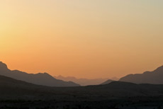 Sonnenuntergang im Kaokoveld