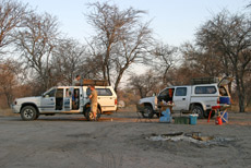 Campsite am Morgen