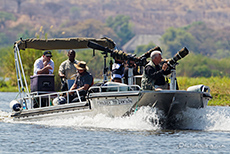 Kanonenschnellboot auf dem Chobe River