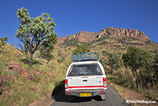 Auf dem Weg zum Lenong View Point, Marakele Nationalpark, Südafrika