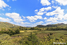 Landschaft im Whovi Game Park, Matobo Nationalpark, Zimbabwe