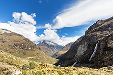 nun geht es wieder runter zum 1. Hochtal, Huascarán Nationalpark