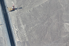 Der Aussichtsturm und der Baum, Nazcalinien, Nazca