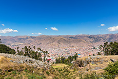 Erster Ausblick auf Cusco