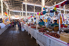 Fleischabteilung des Mercado Central de San Pedro, Cusco