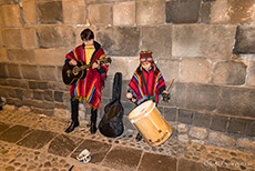 Straßenmusikanten in Cusco