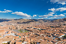 Aussicht auf Cusco, Peru