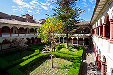 Innenhof des Klosters San Francisco, Cusco, Peru