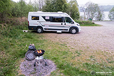 unsere wilde Campsite