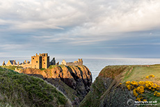 Dunnottar Castle im letzten Licht