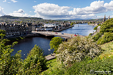 Aussicht auf den River Ness und Inverness