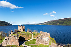 Urquhart Castle am Loch Ness