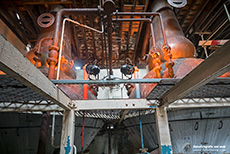 Alte Destillieranlage der Clynelish-Brennerei