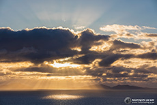 Tolle Wolkenstimmung über dem Atlantik, Skye