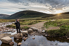 Chris auf dem Rückweg