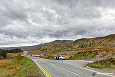 Überfüllter Parkplatz am Old Man of Storr