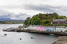 Bunte Häuser in Portree, Skye