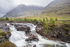 Clachaig Falls, Glencoe, Schottland